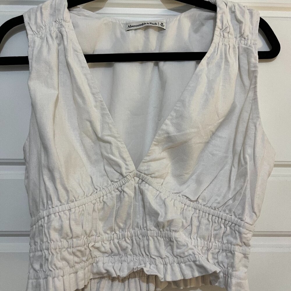 Abercrombie & Fitch white tank top
